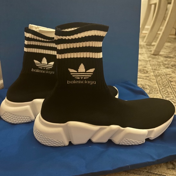 NWT Balenciaga X Adidas high top sneaker - Picture 6 of 8